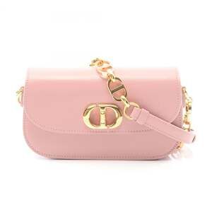 CHRISTIAN DIOR Pink Leather Shoulder Bag
